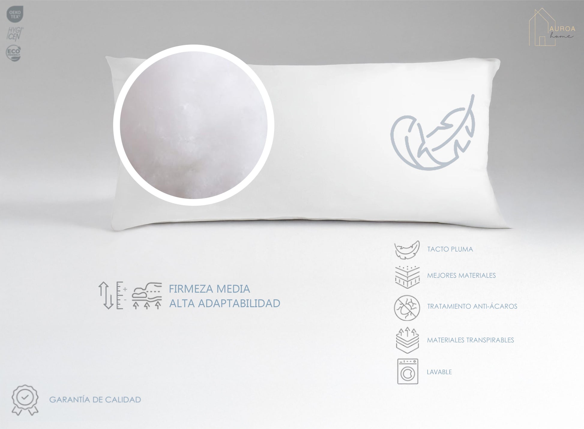 Almohada fibra