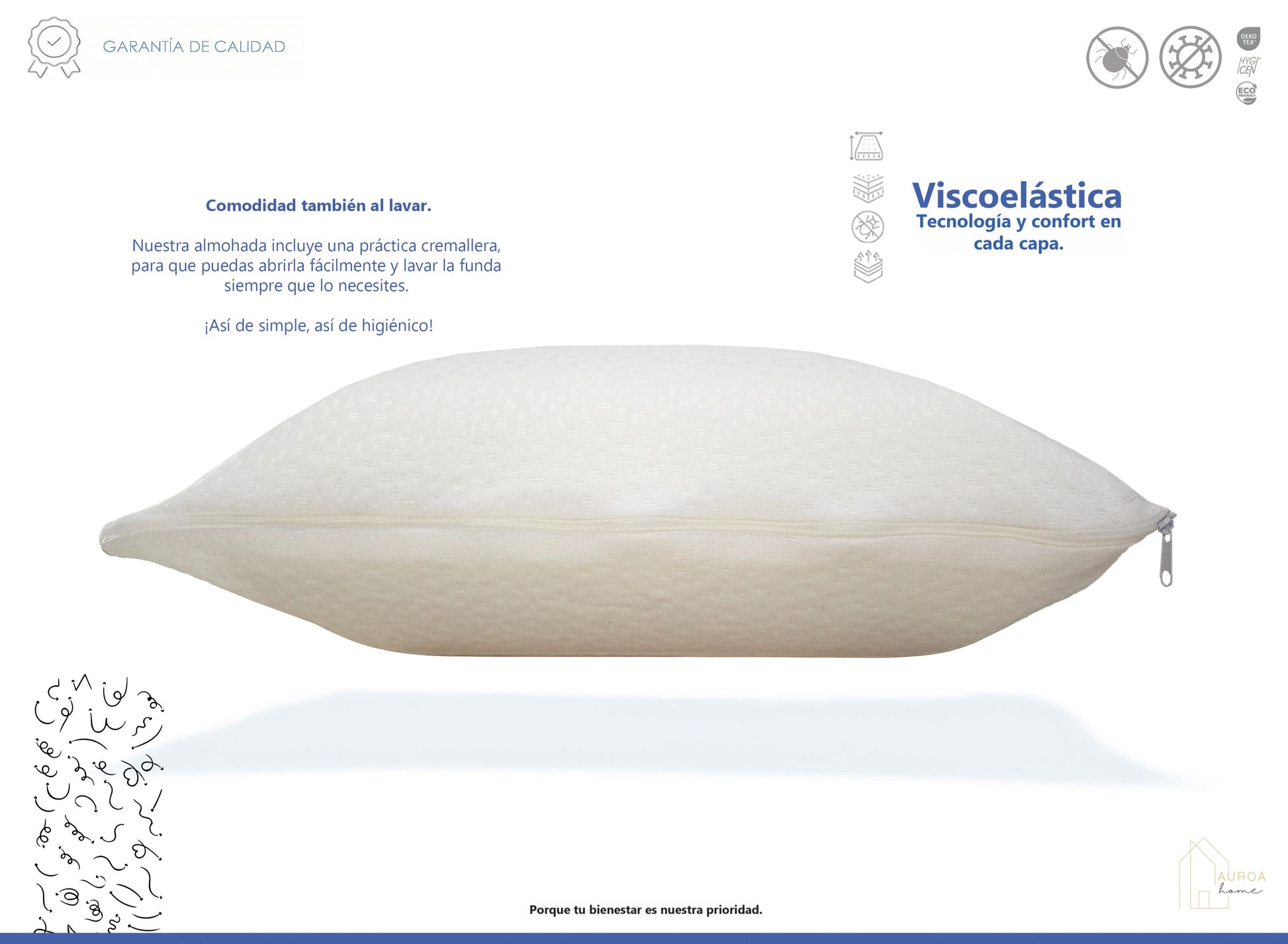 Almohada viscoelástica
