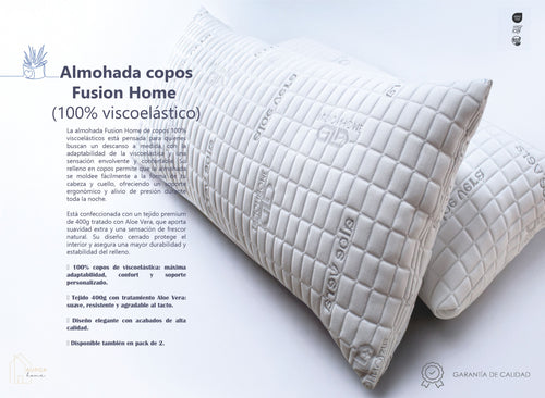 Almohada copos
